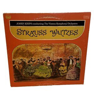 Josef Krips Strauss Waltzes (Vinyl, 1976) Everest SDBR 3406 VG+ LP Record Album
